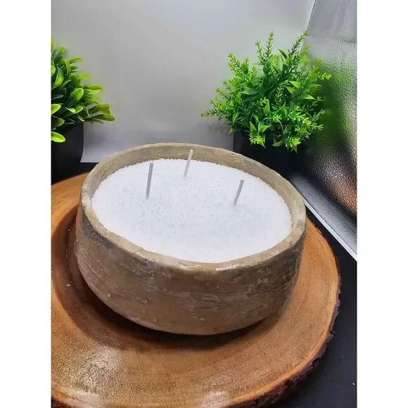 Concrete Candle Bowl