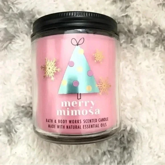 MERRY MIMOSA Single Wick Candle