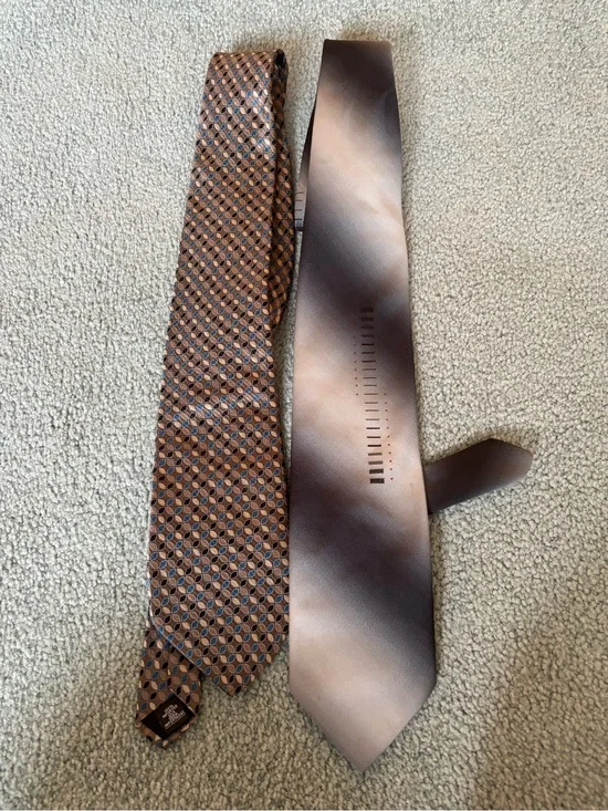 Men's Patterned Silk Tie - Classic Business Style