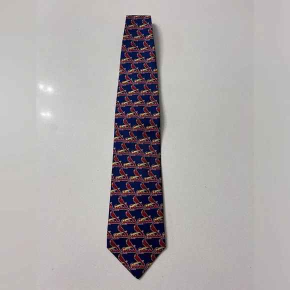 2002 Major League Baseball MLB St Louis‎ Cardinals Silk Necktie