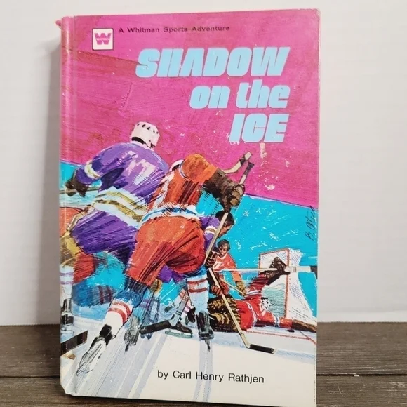 Vintage Shadow on the Ice by Carl Henry Rathjen Whitman Sports Adventure Book