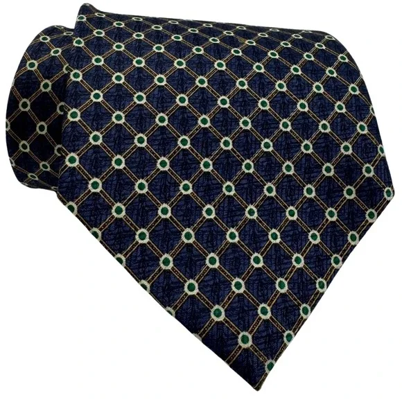 Fratello Necktie Men's Hand Made Geometric 58x4