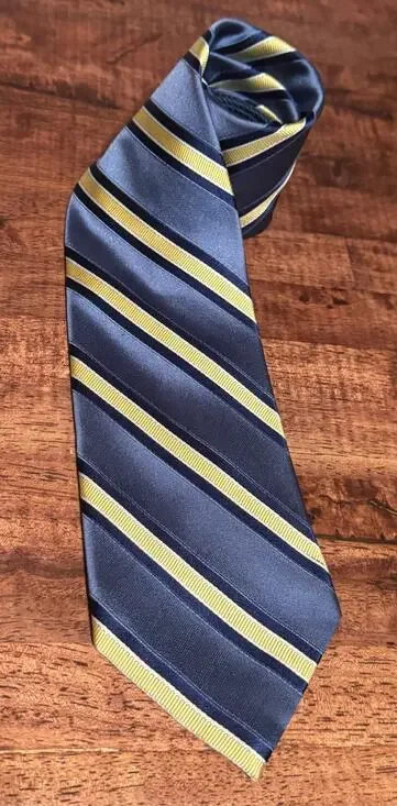 Tommy Hilfiger Men’s Tie Blue / Yellow (59 x 3.75 in)