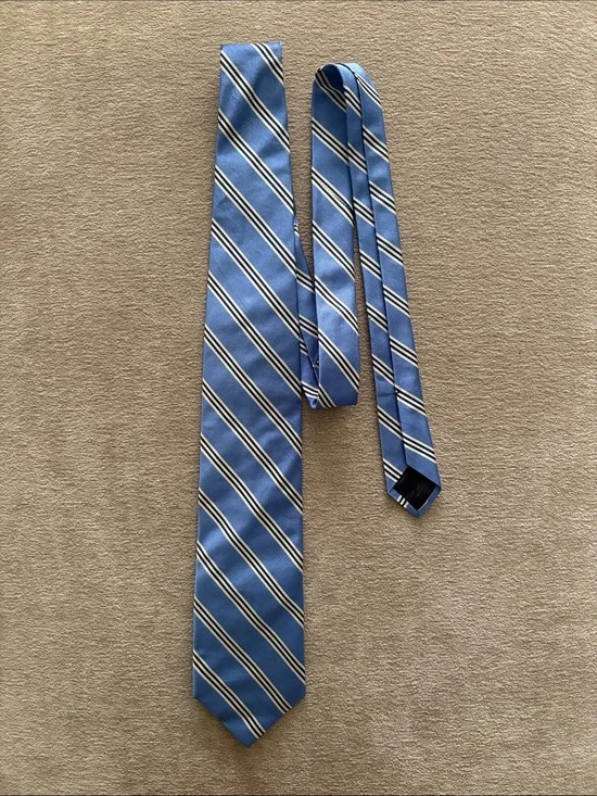Brooks Brothers 346 Silk Repp Stripe Tie Diagonal Corporate Preppy