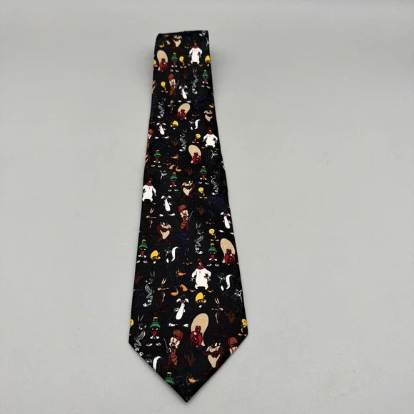 Looney Tunes Mania Vintage 1995 Men's Cartoon Character Tie
