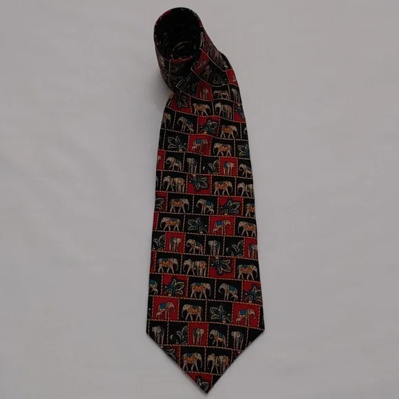 417 by Van Heusen Men's Pure Silk Tie