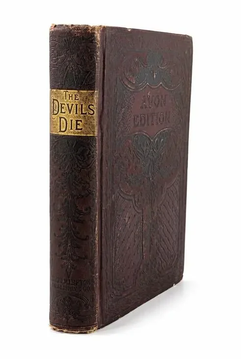Antique c1892-1897 The Devil’s Die Grant Allen Avon Edition HC F.M. Lupton