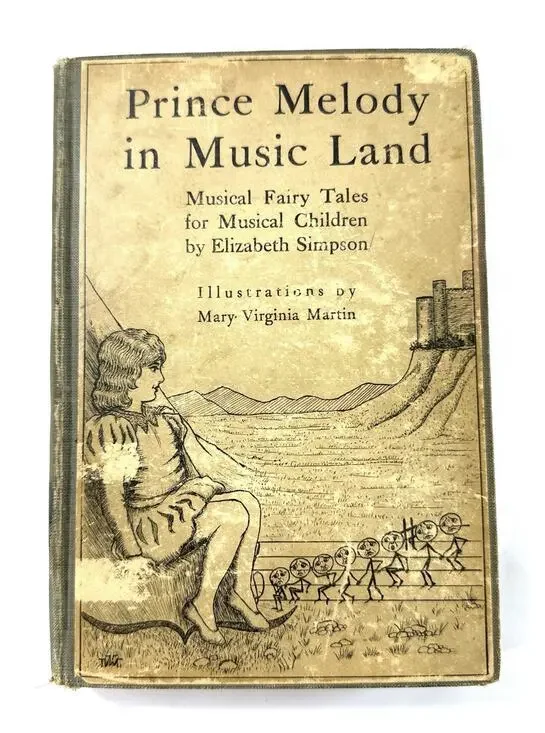 1917 Prince Melody in Music Land Elizabeth Simpson HC Alfred A Knopf Illustrated