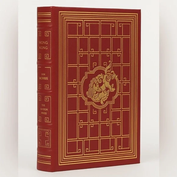 Hong Kong Signed First Edition Leather Bound Franklin Library Vintage Book