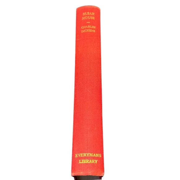 Bleak House Charles Dickens Everyman's Library 1948 Vintage Red‎ Hardcover Book