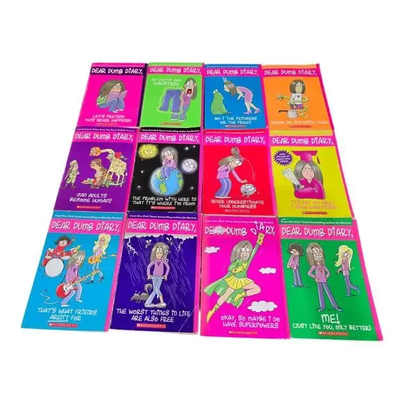Dear Dumb Diary 1-12 Benton Book Lot Of 12 Book Bundle