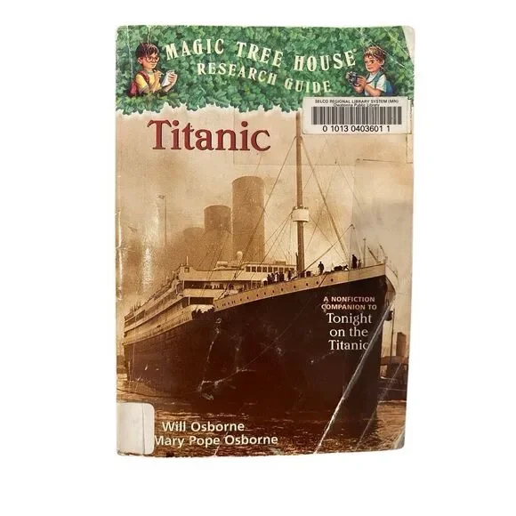 Magic Tree House Research Guide Titanic Book Will Osborne Mary Pope School