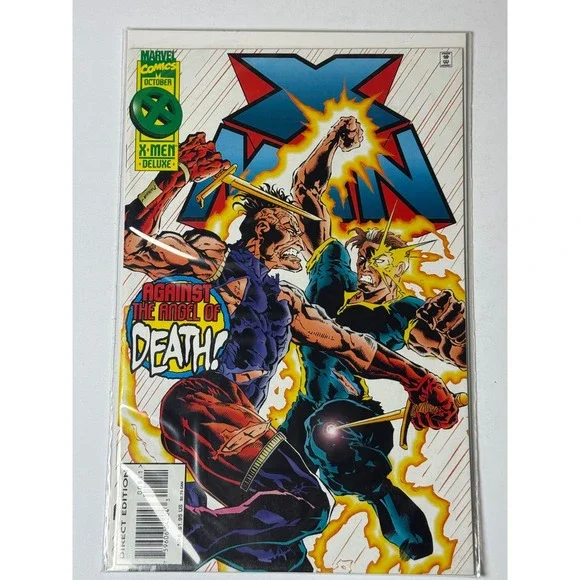 Marvel X-Men Deluxe Issue 8 October 1991 Against the‎ Angel of Death Bishop