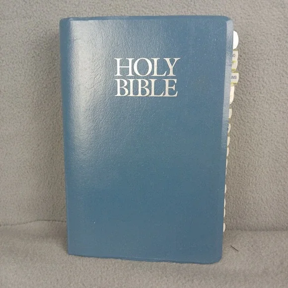 Holy Bible NIV New International Version Red Letter Indexed Blue Zondervan Helps