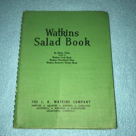 WATKINS Salad Book vintage 1946