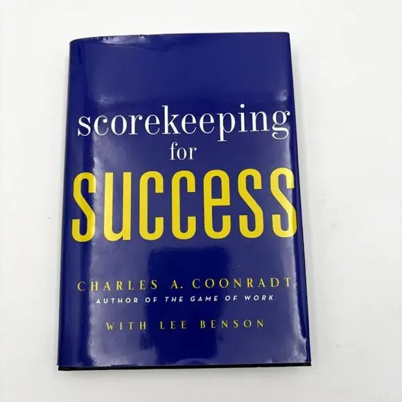Scorekeeping for Success Coonradt Benson Hardcover Dust Jacket
