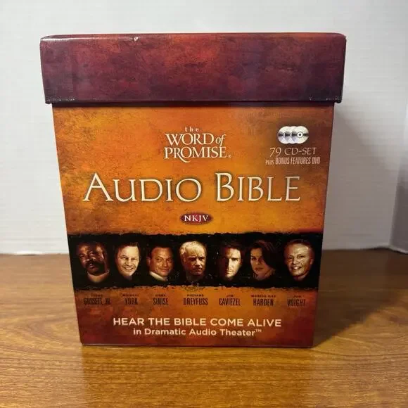 NKJV THE WORD OF PROMISE AUDIO CD BIBLE Thomas Nelson *Missing 1 Disc