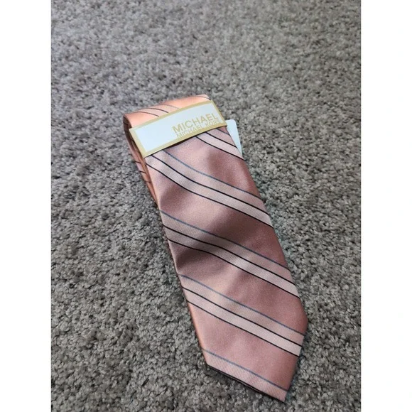 MICHAEL Michael‎ Kors Statesman Stripe Silk Necktie - NWT Menswear