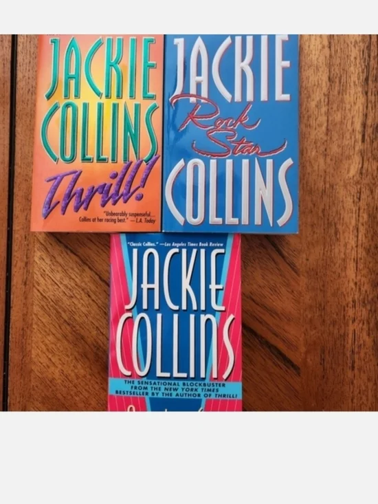 Jackie Collins Paperback Book Lot - Softcover