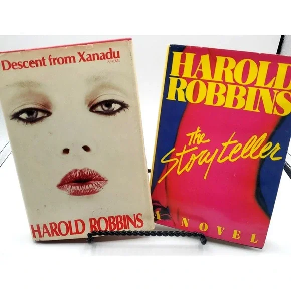 The Storyteller Harold Robbins Vintage 1985 Descent from Xanadu Erotic PB‎ lot 2