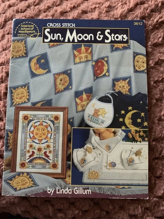 Cross Stitch~Sun, Moon & Stars Booklet~3612~By Linda Gillum