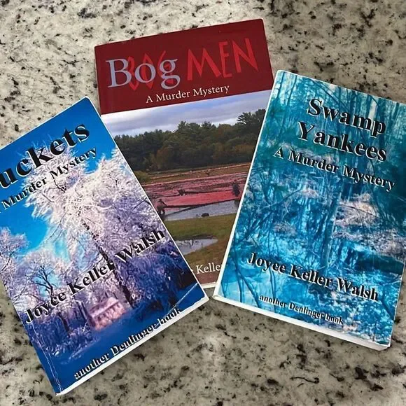 Lot‎ of 3 Joyce Keller Walsh Juckets Swamp Yankees and Bog Men A Murder Mystery