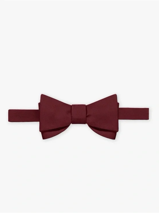 Set of Cabernet Bow Ties and pocket squares