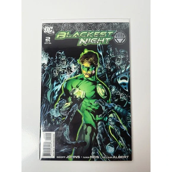 DC Comics Blackest Night‎ 2 2009 Geoff Johns Ivan Reis Green Lantern Hal Jordan