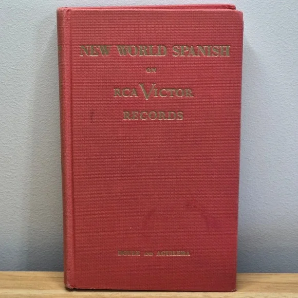 New World Spanish RCA Victor‎ Records Language Course Book Vintage Instructional