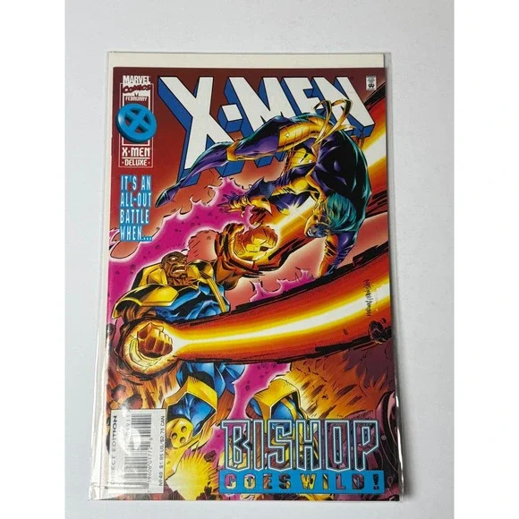 Marvel Comics X-Men Deluxe 49 February 1996 Bishop‎ Goes Wild
