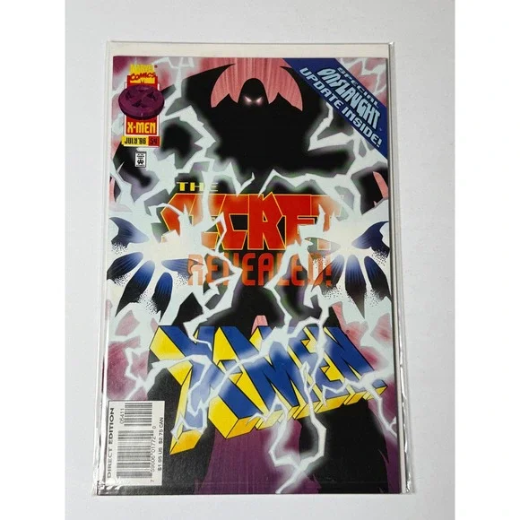 Marvel Comics X-Men‎ 54 July 1996 Onslaught Update Secret Revealed