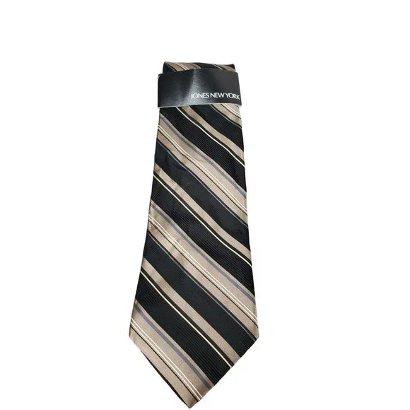 Jones New York 100% Imported Silk Striped Men's NWT‎ Tie