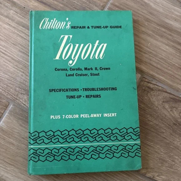 5339 CHILTON'S Tune Up Manual TOYOTA Corona COROLLA Mark‎ II CROWN Cruiser 1970
