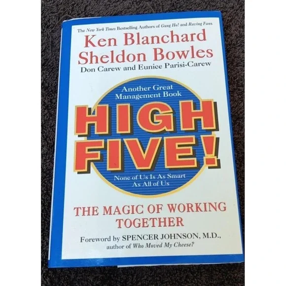 High Five! Management 1st Edition Hardcover Book by Ken Blanchard Sheldon Bowles