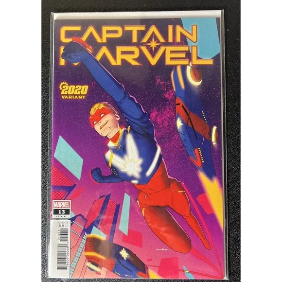 Captain Marvel #13 Garbett Carol Danvers Iron Man Thor Yoon Variant C 2020‎