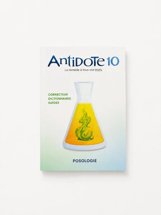 Antidote 10 Posologie French Grammar Dictionary Guide Book Corrector Reference
