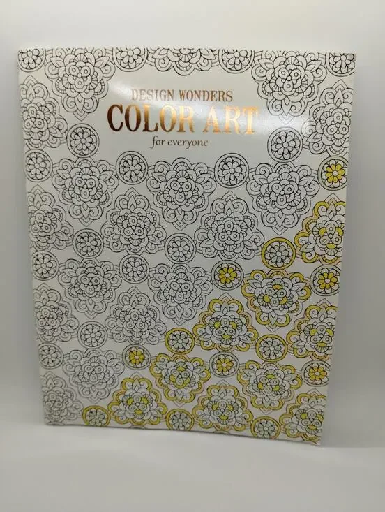 Adult Coloring Book Design Wonders Color Art For Everyone ~ 24 Designs