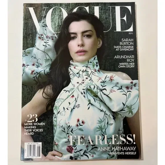 Vogue Magazine August 2025: Anne Hathaway, Sarah Burton at Givenchy