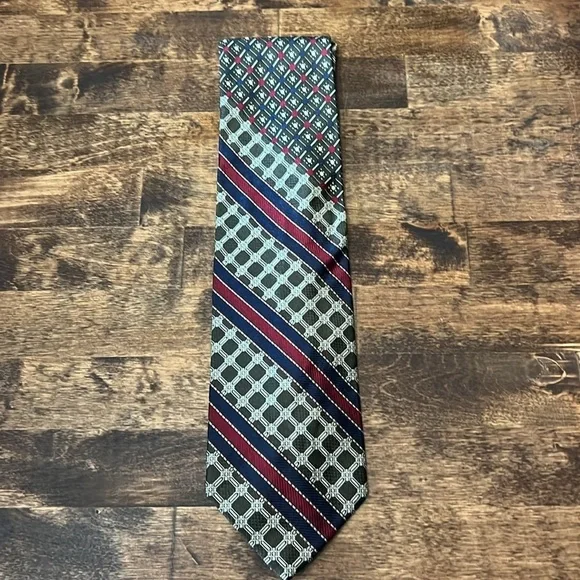 LUCIANO SOPRANI Print Silk Tie