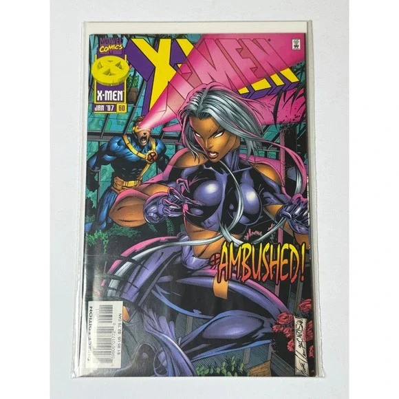Marvel Comics X-Men 60 Jan 1997 Ambushed‎ Storm Cyclops Modern Age Gary Frank