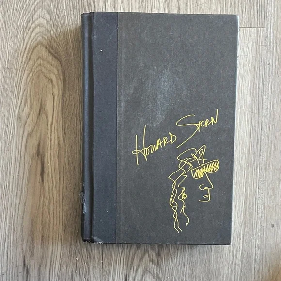 Howard Stern Book with Yellow Line Art Accent