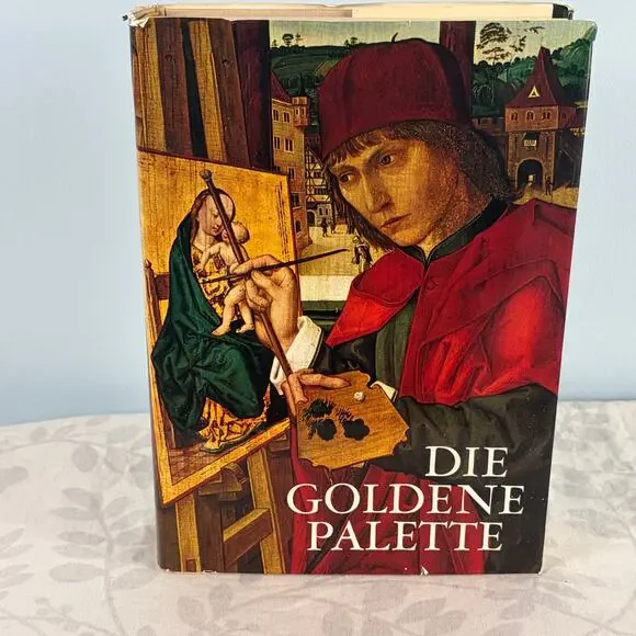 Die Goldene Palette German Art History Book 1968 Hardcover Color Plates