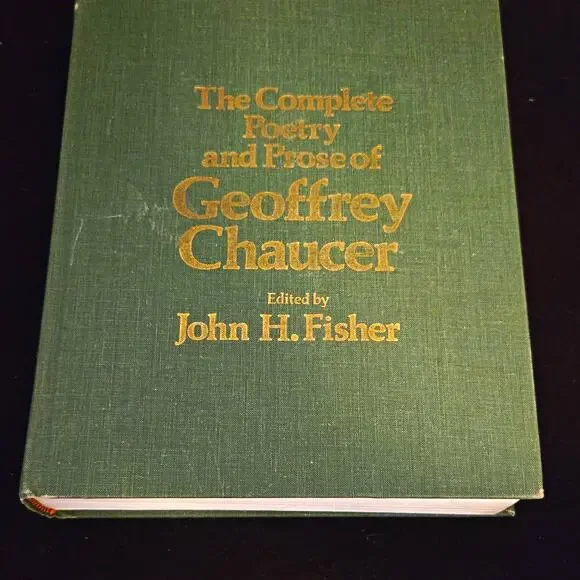 The Complete Poetry & Prose of Geoffrey Chaucer HC John H. Fisher Holt 1977