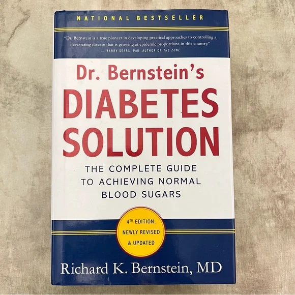 Dr. Bernsteins Diabetes Solution Hardcover Health & Nutrition Reference Book