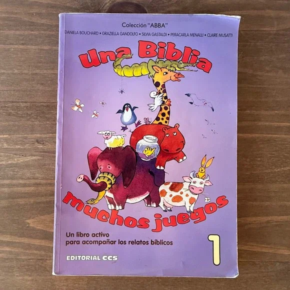 Una Biblia Muchos Juegos 1 Antiguo Testamento Spanish Bible Activity Book 2003