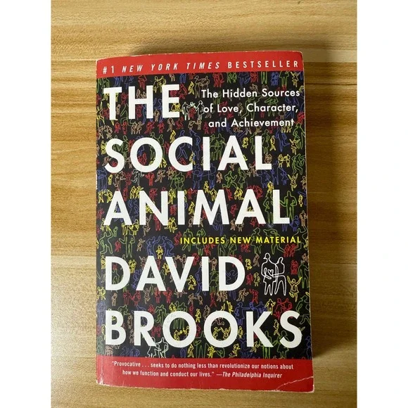 The‎ Social Animal David Brooks Psychology Sociology Paperback Book