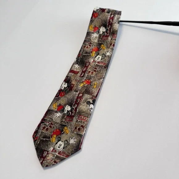 Vintage‎ Disney 90's Novelty Tie Mickey Unlimited Mickey Mouse 556131-4286