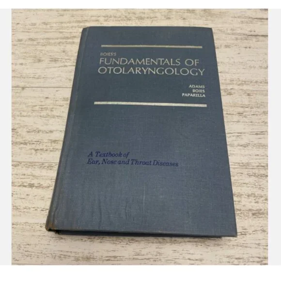 FUNDAMENTALS OF OTOLARYNGOLOGY Boies’s Adams Papaella 1978 Hardcover