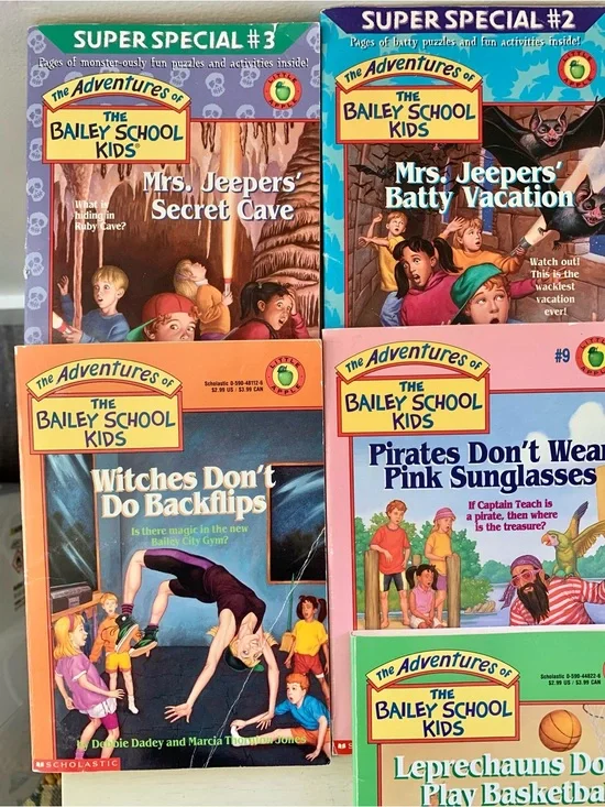 The Bailey School Kids - 90s Scholastic Vintage - 10 Book Bundle with Specials