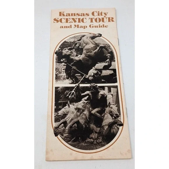 Vintage 1970s Kansas City History Photos and Map Guide‎ Book Booklet Pamphlet